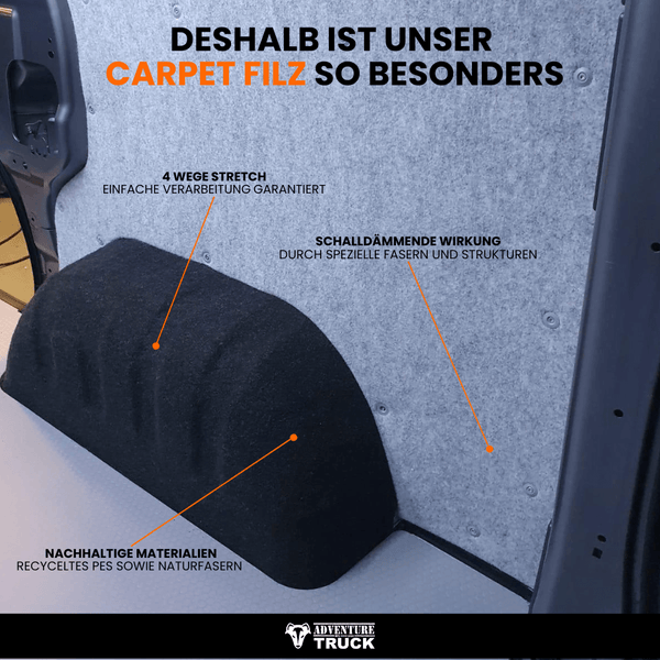 Camperfilz Musterpaket - versch. Materialien & Farben