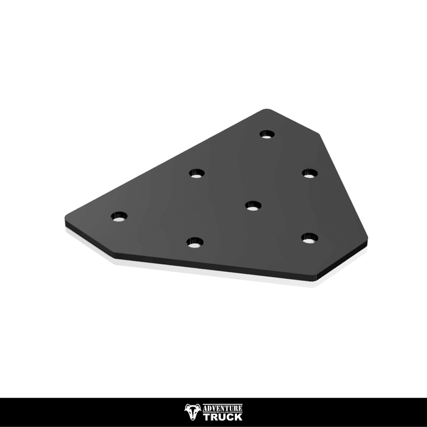 Roof rack cross connector for 40×40 aluminum profile