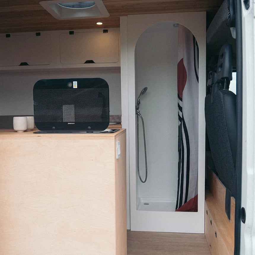 Aluminium Duschwanne Camper 60x60 cm